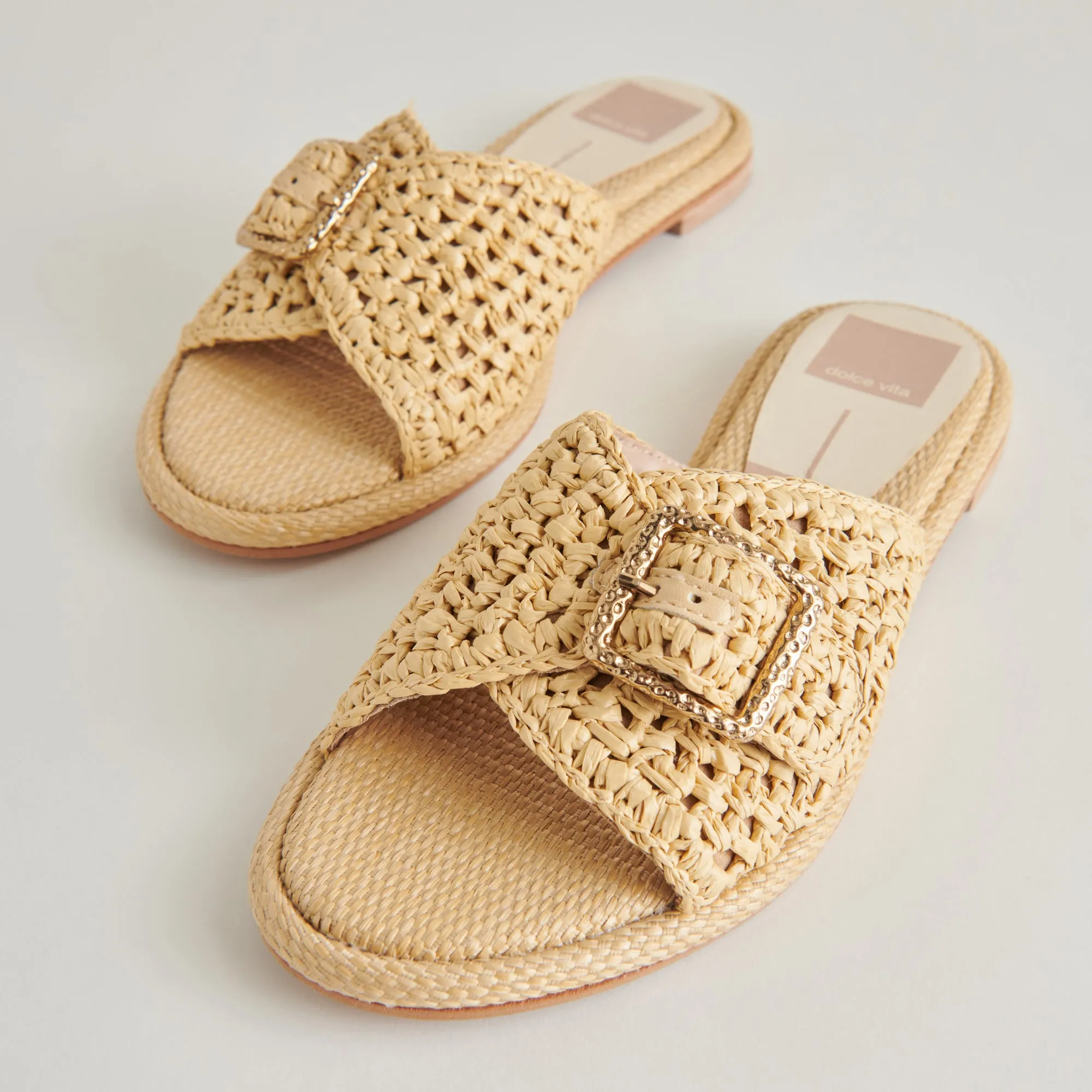 ALONZO SANDALS NATURAL RAFFIA