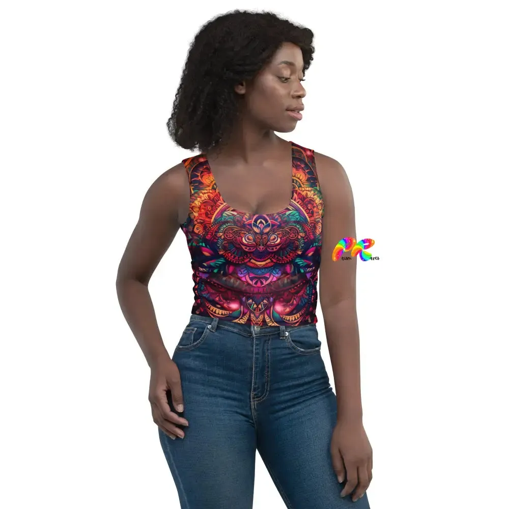 Ayahuasca Rave Crop Top