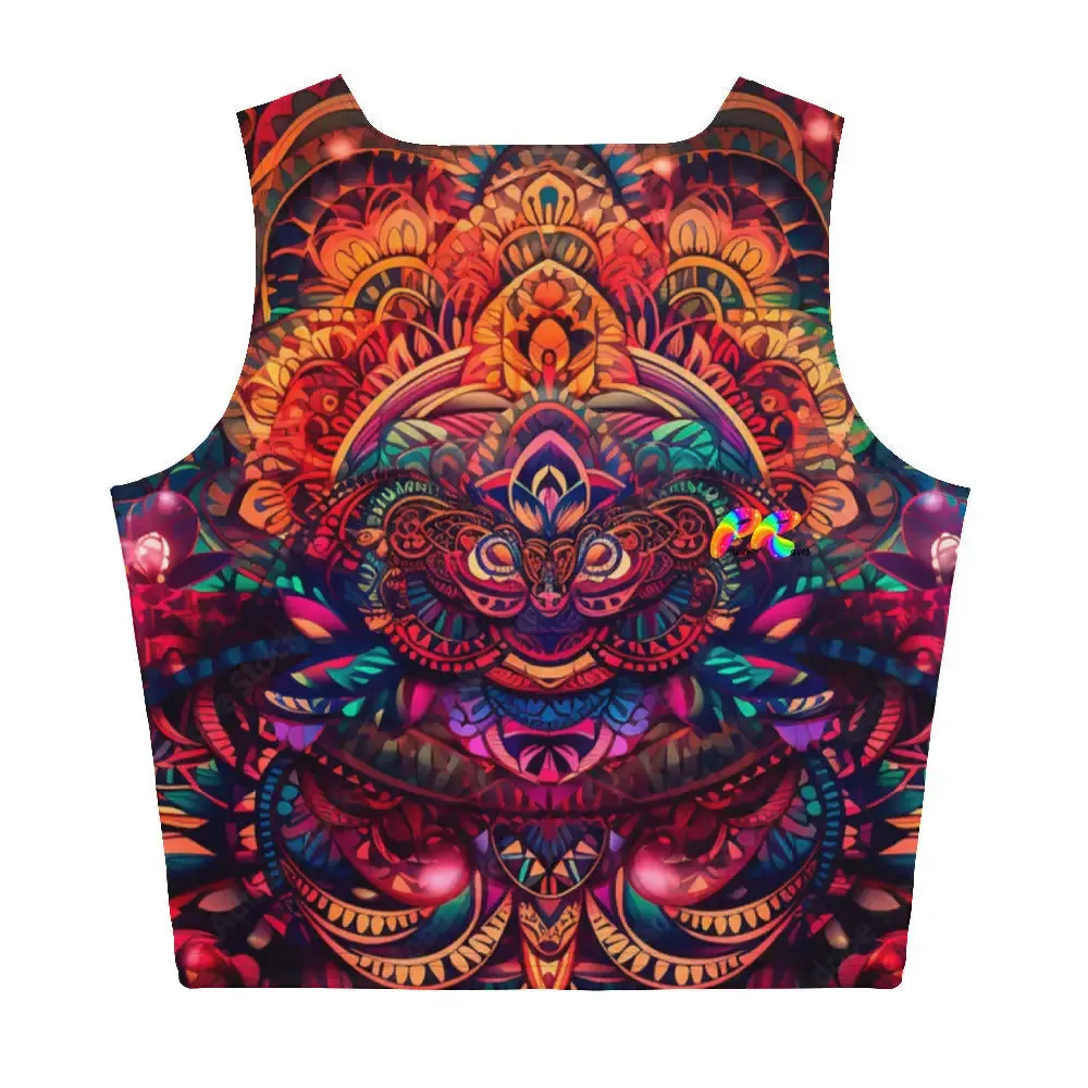 Ayahuasca Rave Crop Top