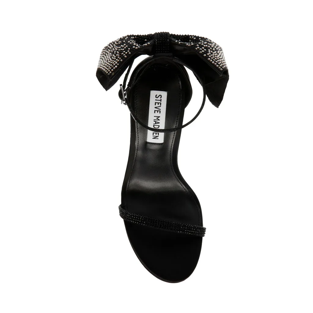 Bellarosa Sandal BLACK SATIN