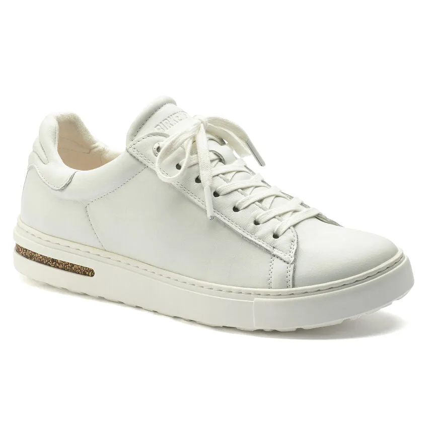 Bend Leather Panel Sneaker in White