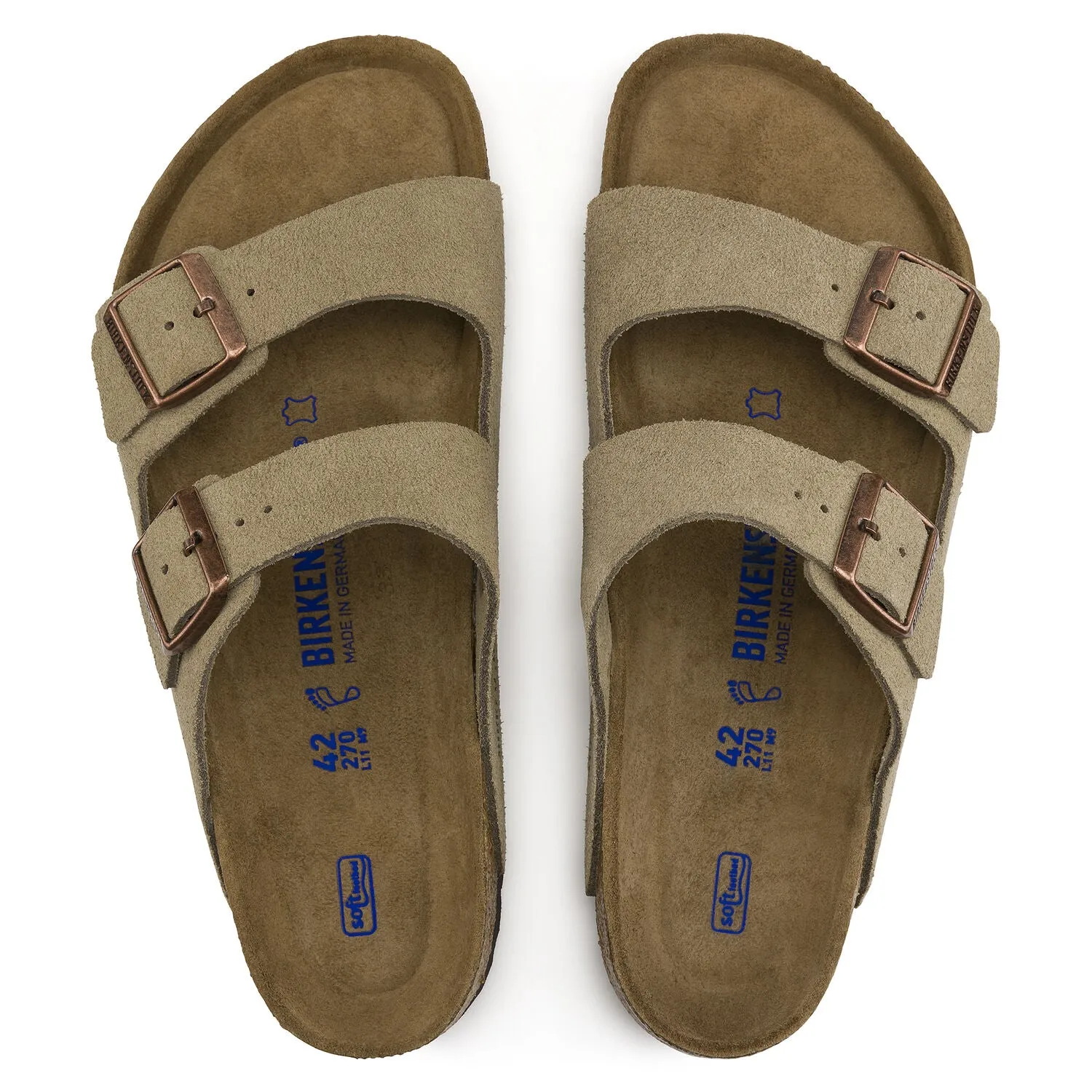 BIRKENSTOCK ARIZONA SOFT TAUPE