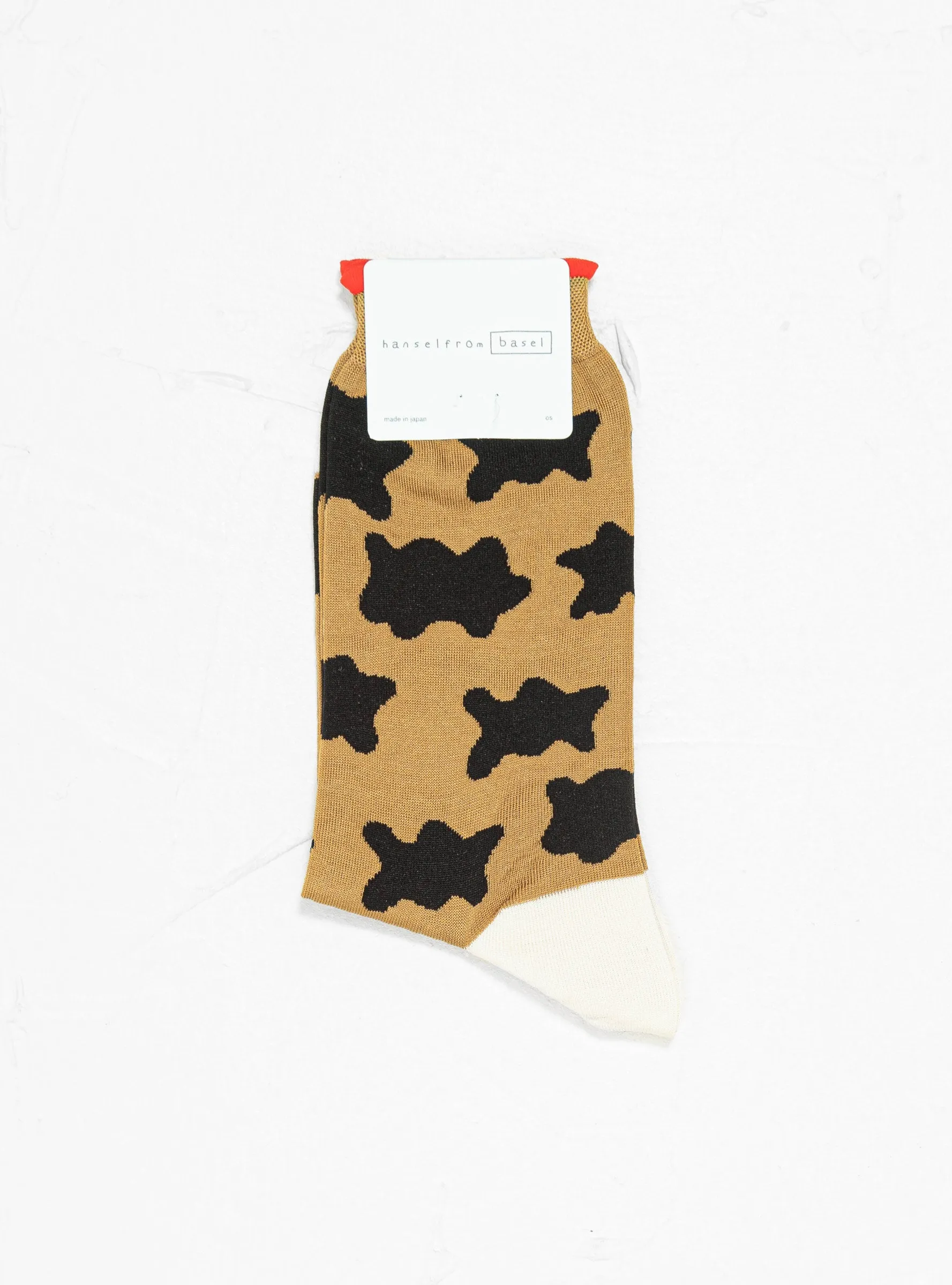 Blob Crew Socks Camel