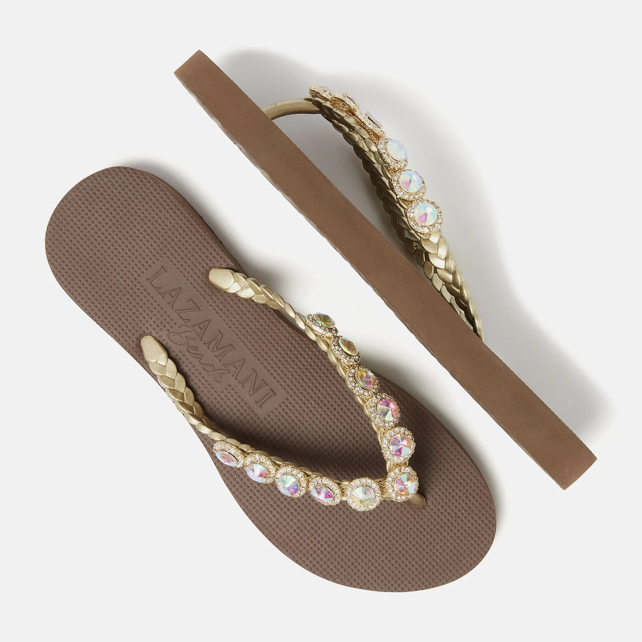 Bora Bora Beach Dames Slippers Brown