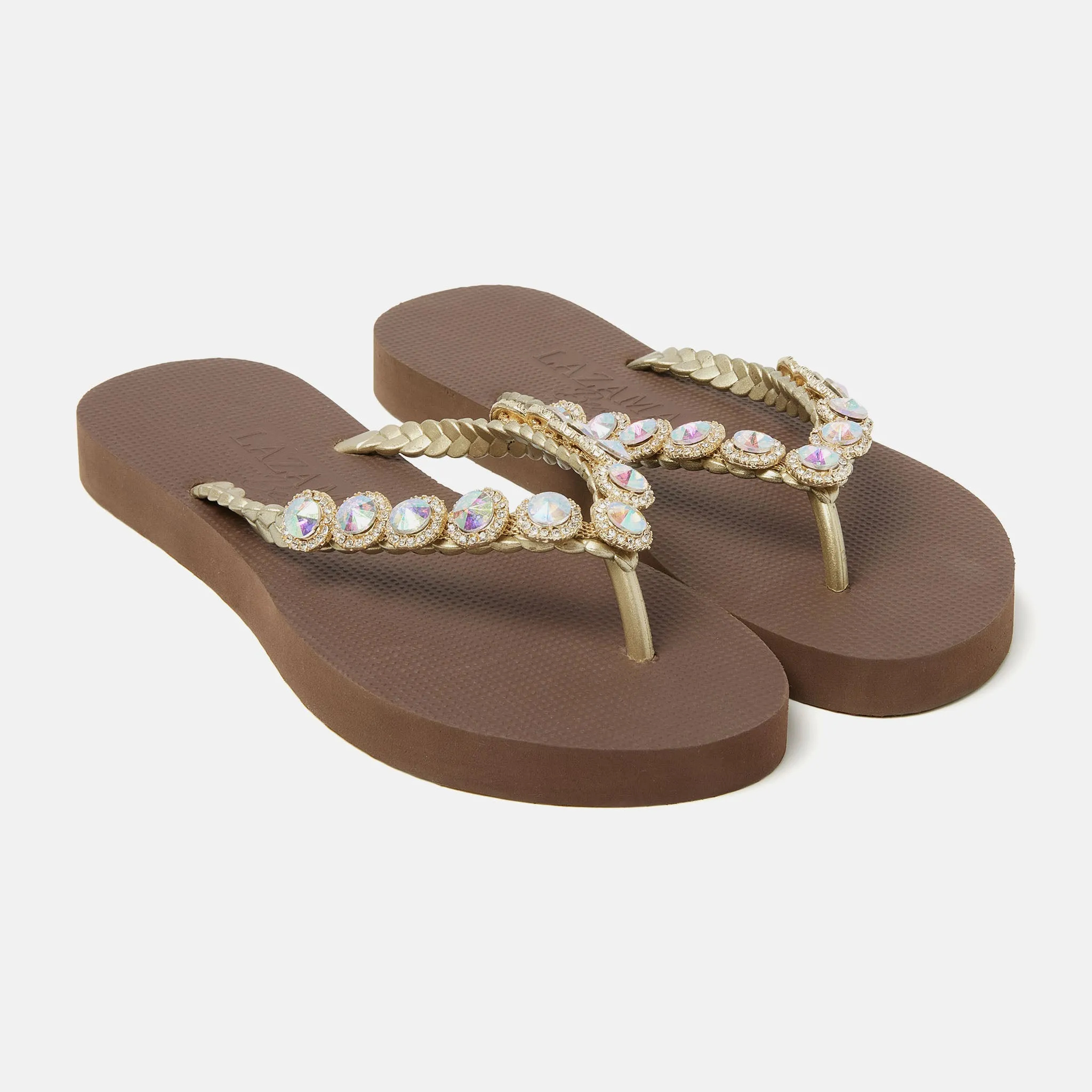 Bora Bora Beach Dames Slippers Brown