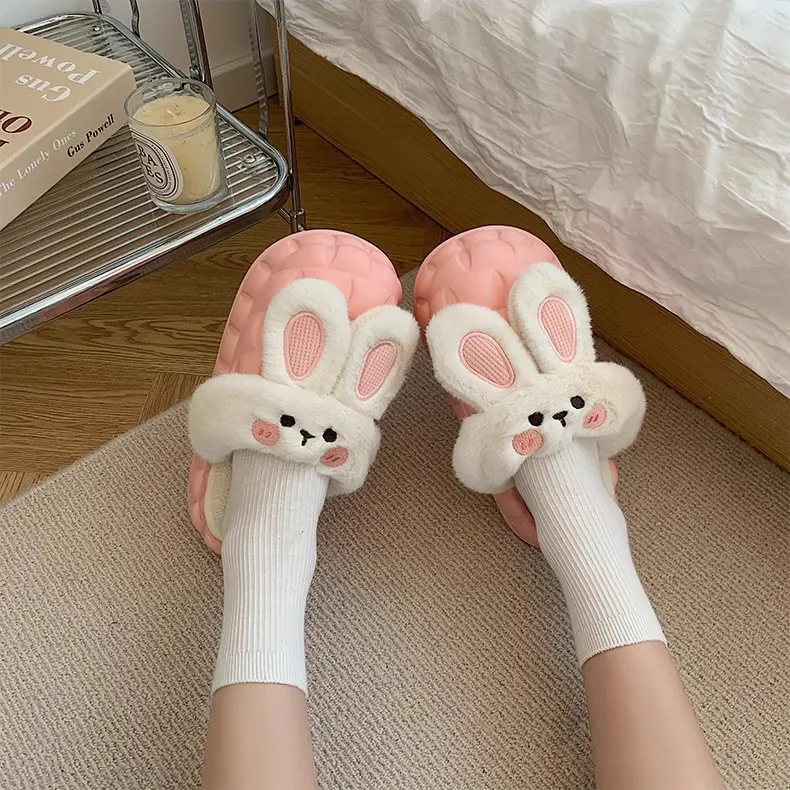 Bunny Waterproof Fluffy Winter Slippers MK18521