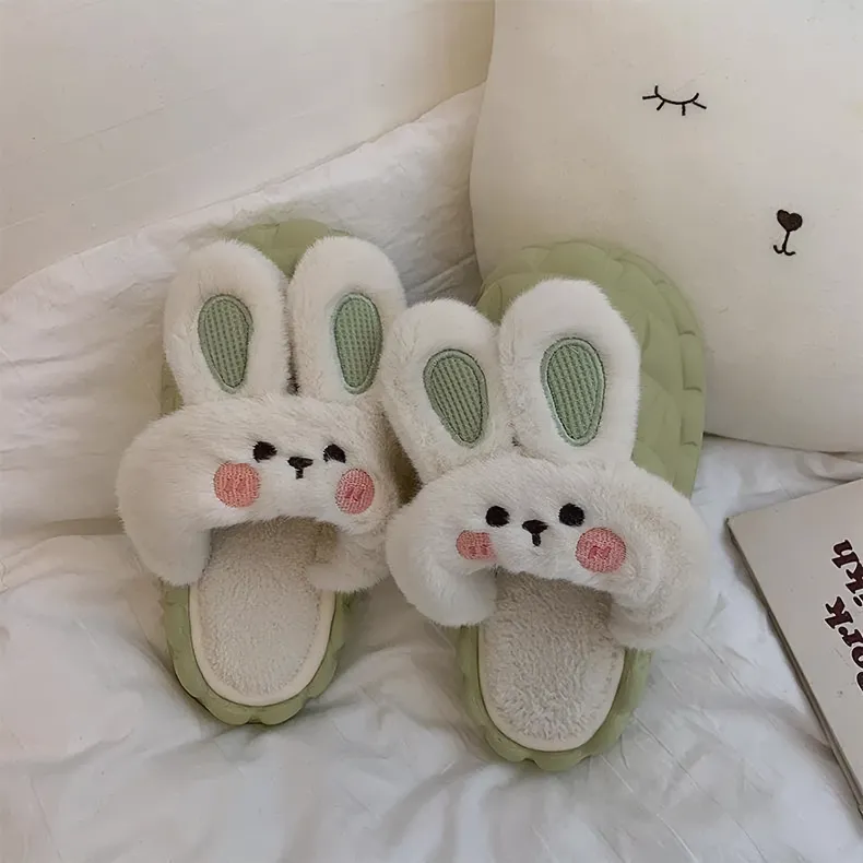 Bunny Waterproof Fluffy Winter Slippers MK18521