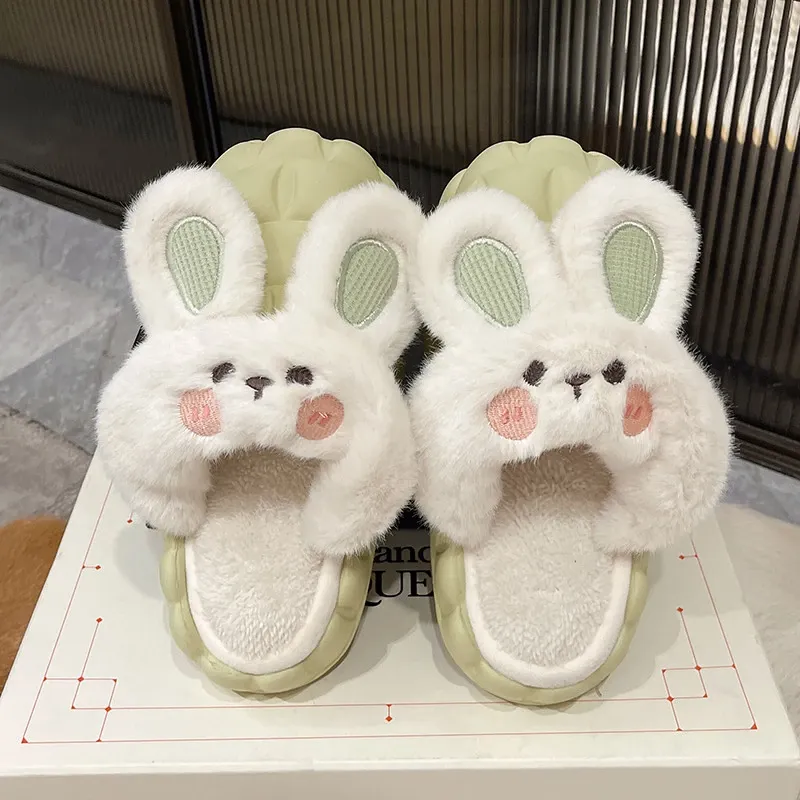 Bunny Waterproof Fluffy Winter Slippers MK18521