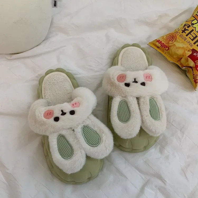 Bunny Waterproof Fluffy Winter Slippers MK18521