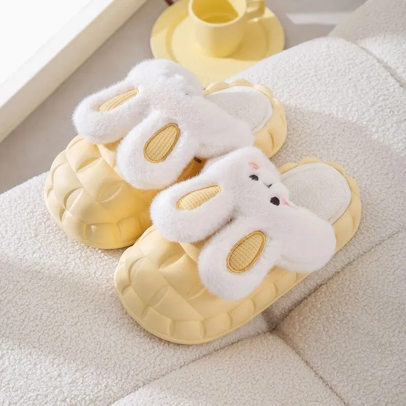 Bunny Waterproof Fluffy Winter Slippers MK18521