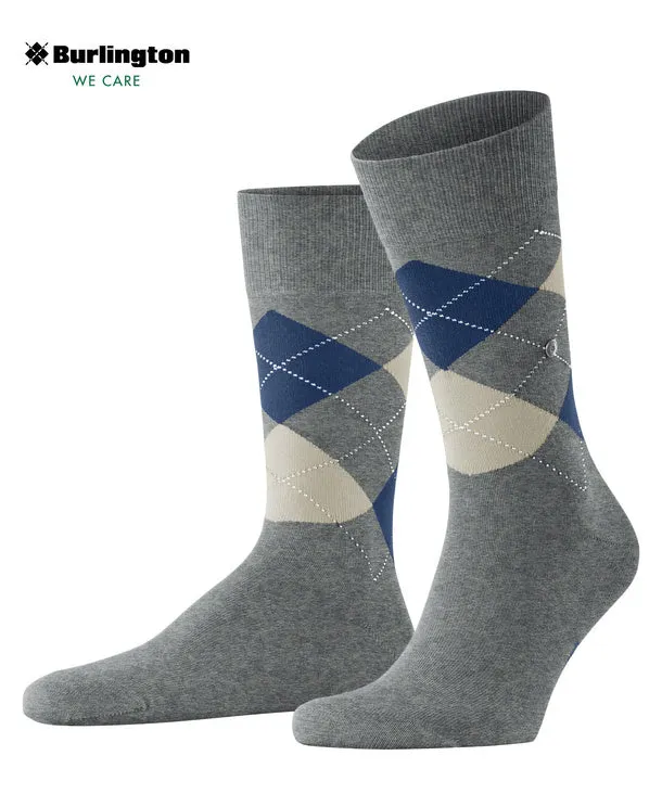 Burlington King Men Socks Light Grey Melange