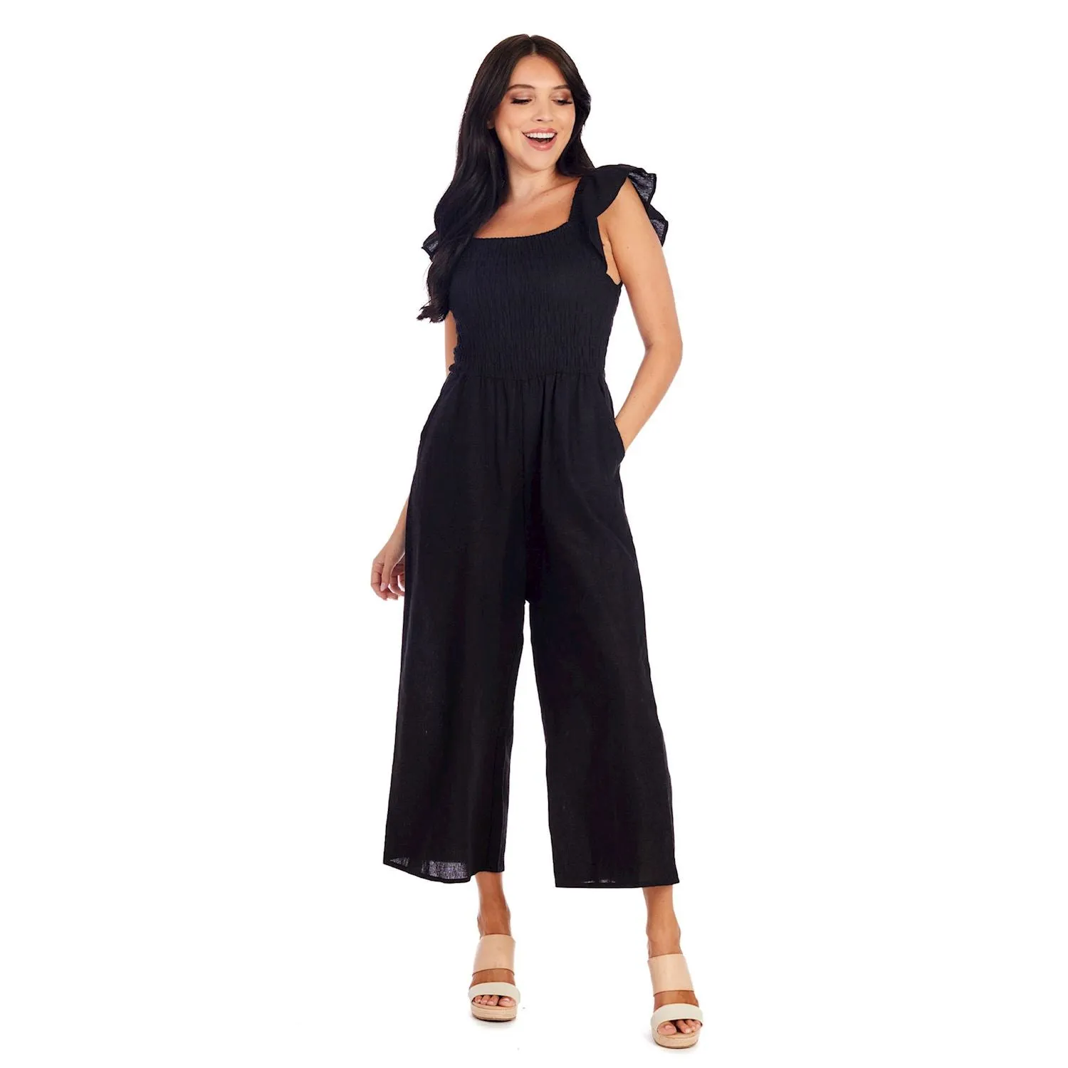 Cara Smocked Jumpsuit