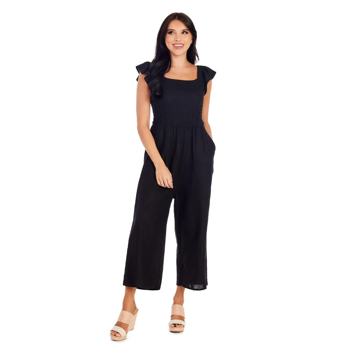 Cara Smocked Jumpsuit