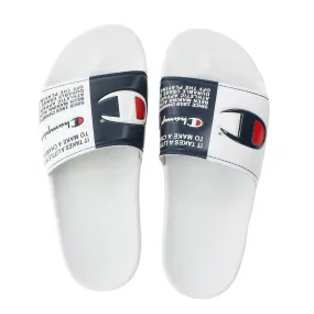 Champion IPO Split Jock White Slides