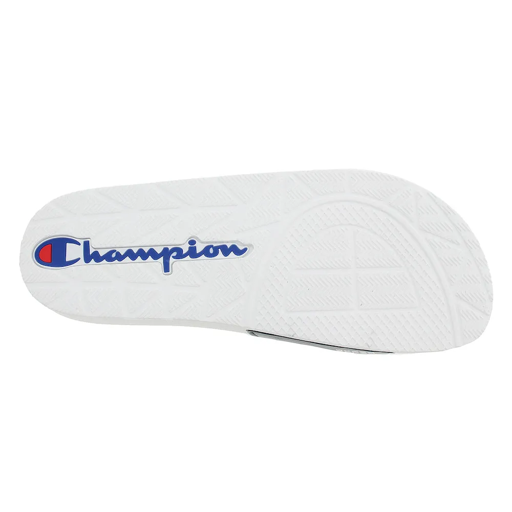 Champion IPO Split Jock White Slides