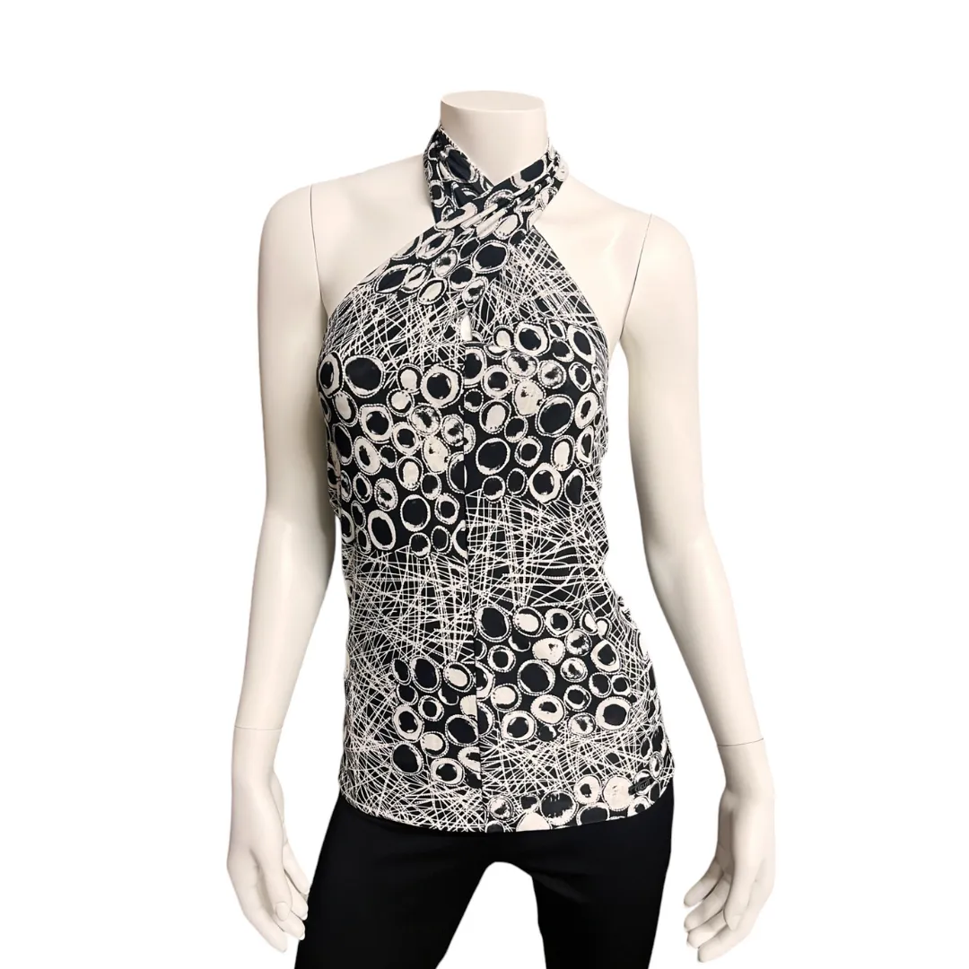 Chiku Top - Black & White