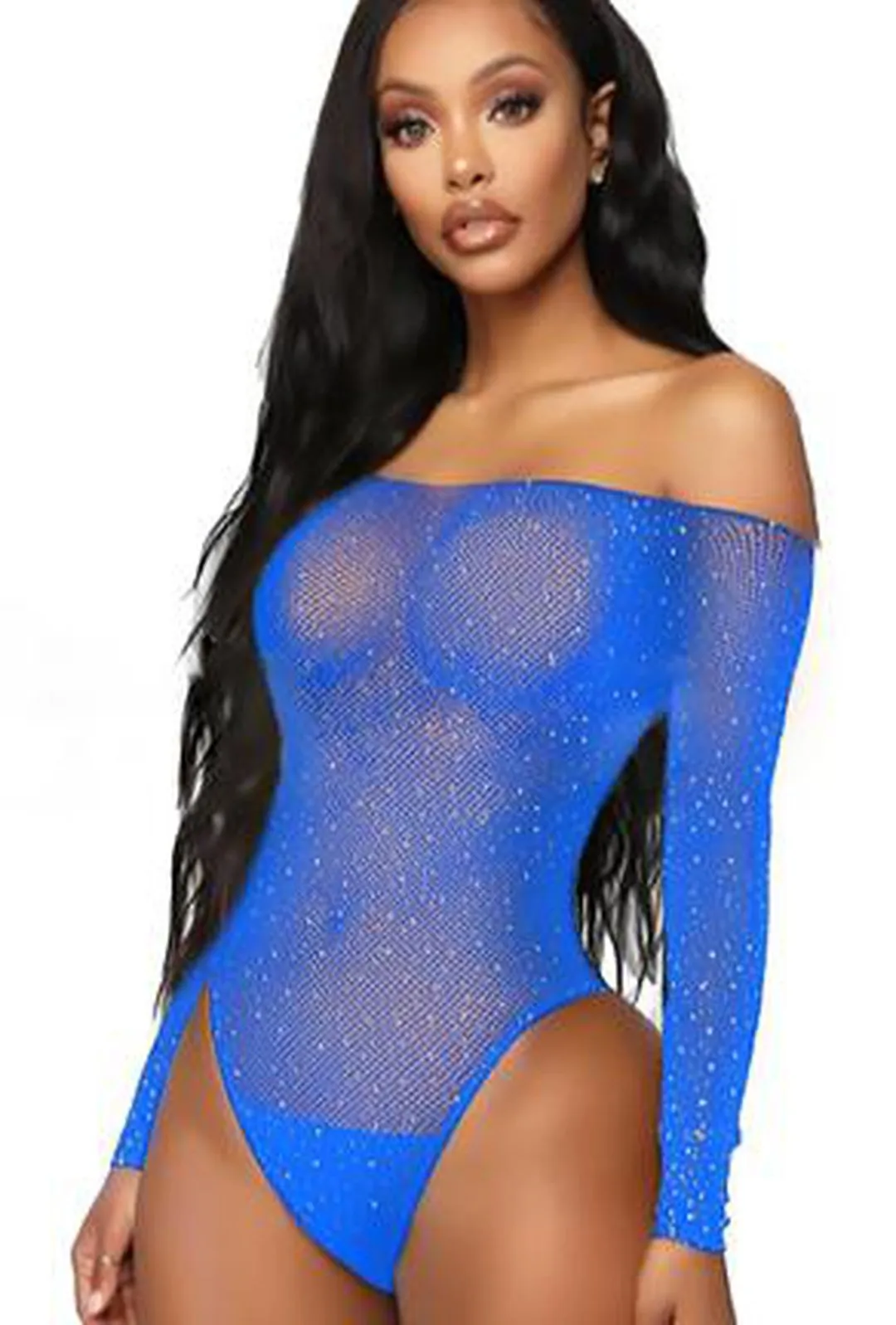 COLLEEN - MESH RHINESTONE LINGERIE