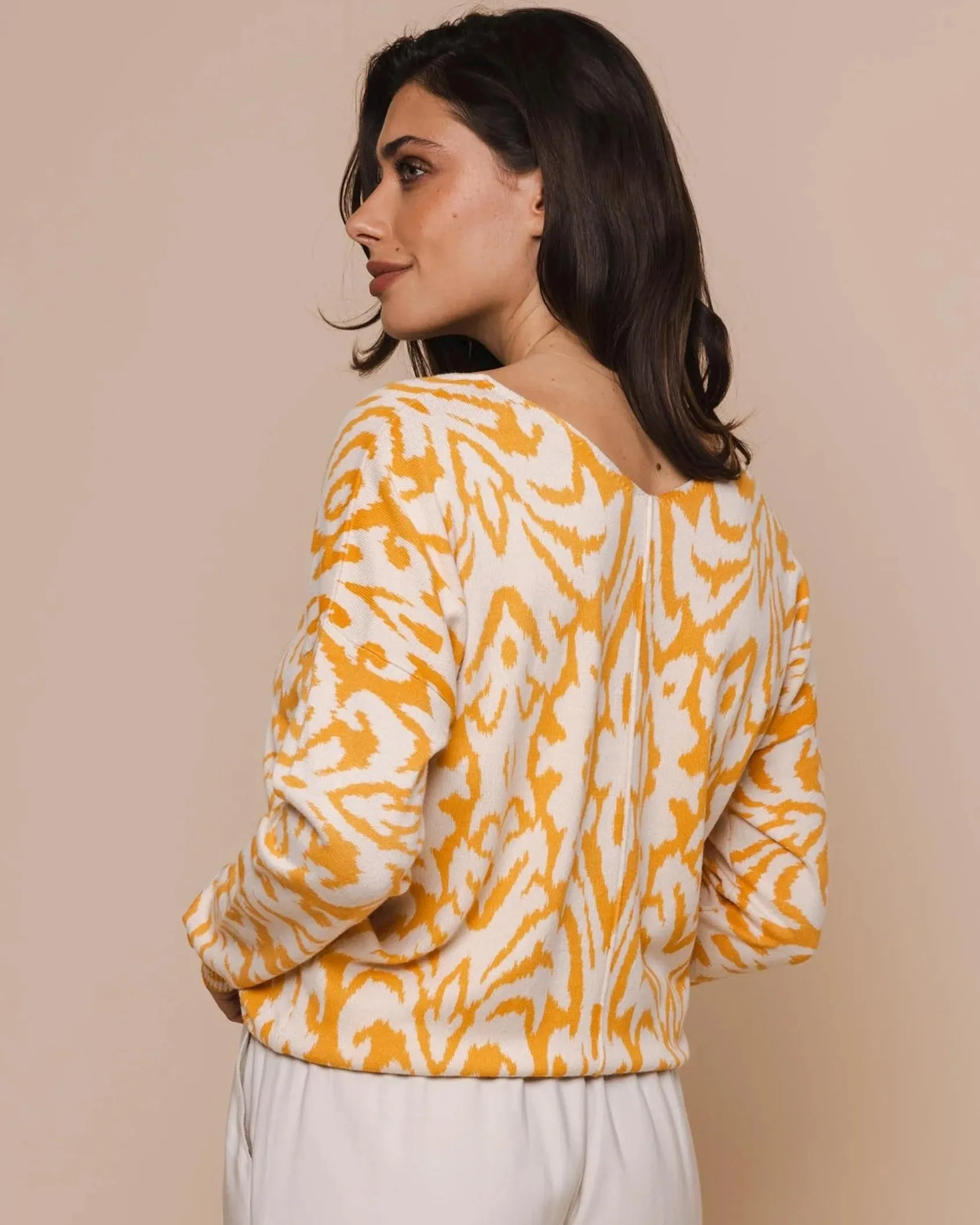 Dilas Marigold Print Knit