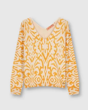 Dilas Marigold Print Knit