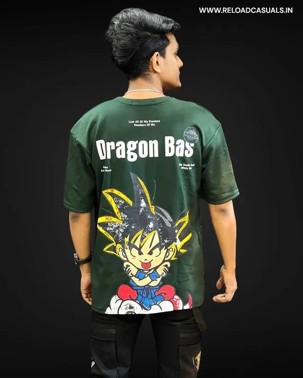 Dragon Ball Back Print Off Shoulder T-Shirt