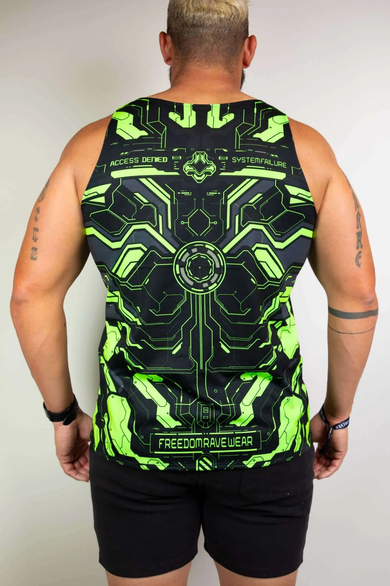 Electronika Unisex Tank Top - UV Green