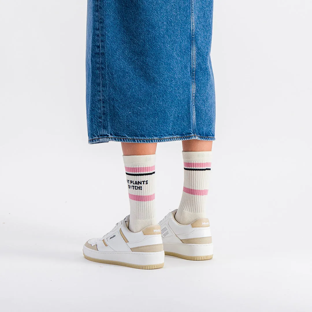 GIFT Bamboo socks // Eat plants, b*tch!