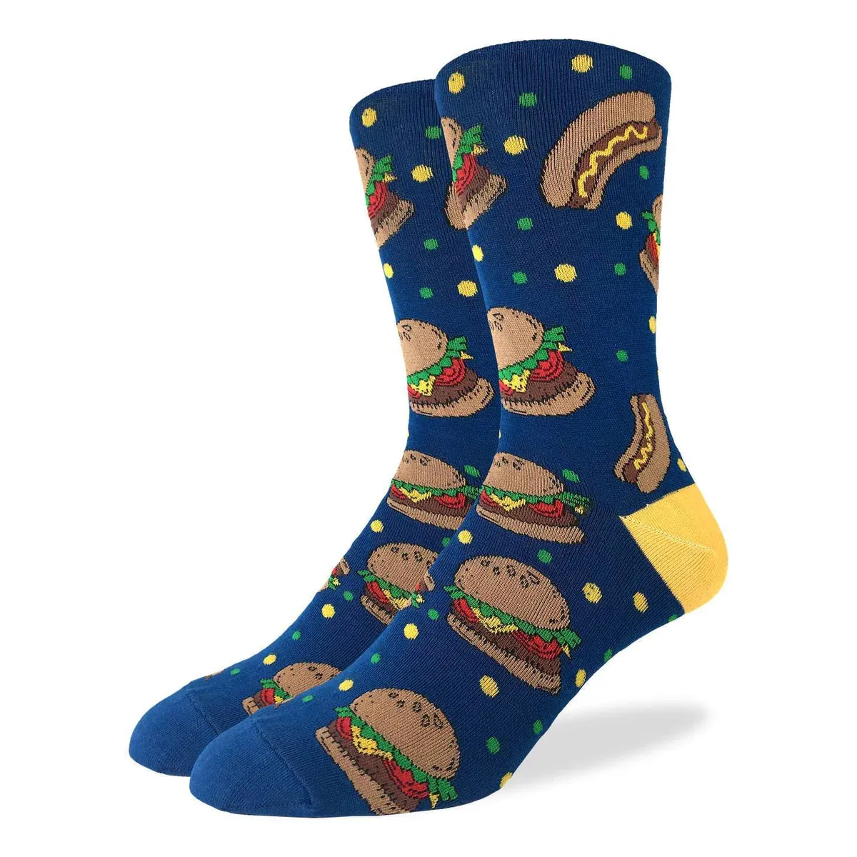 Good Luck Burgers & Hotdogs Socks 1397