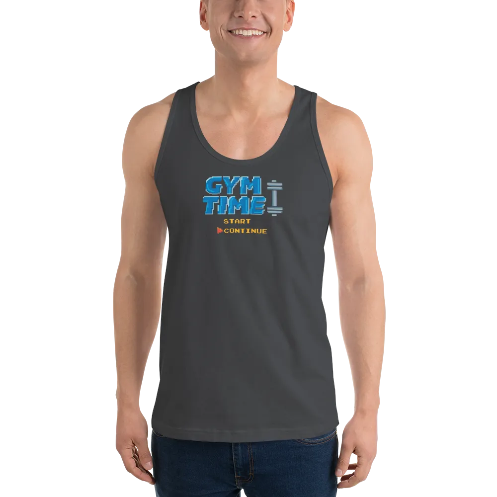 Gym Time - 8-Bit - Tank Top