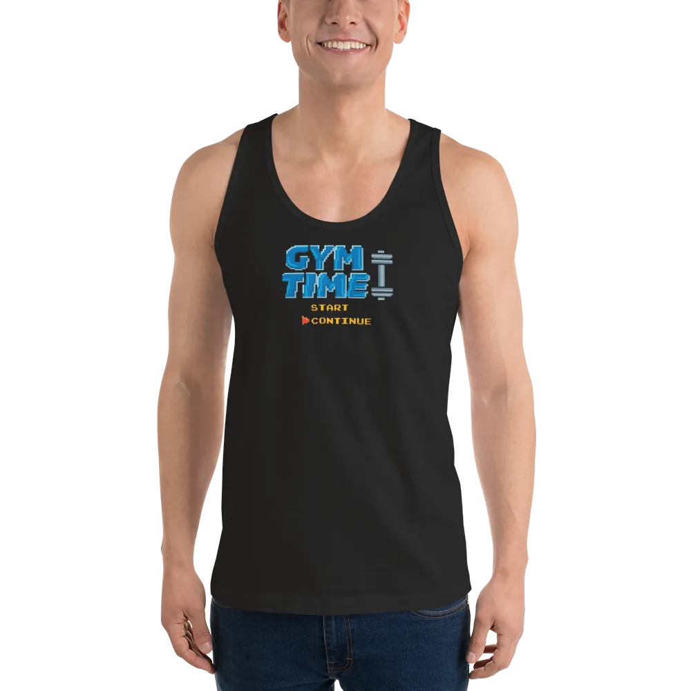 Gym Time - 8-Bit - Tank Top