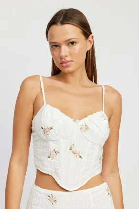 Hanky Hem Corset Top