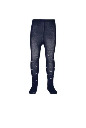 Jacquard Tight Navy/Silver Marle (Milky Baby)