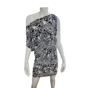 Kaleka Dress - Black/White