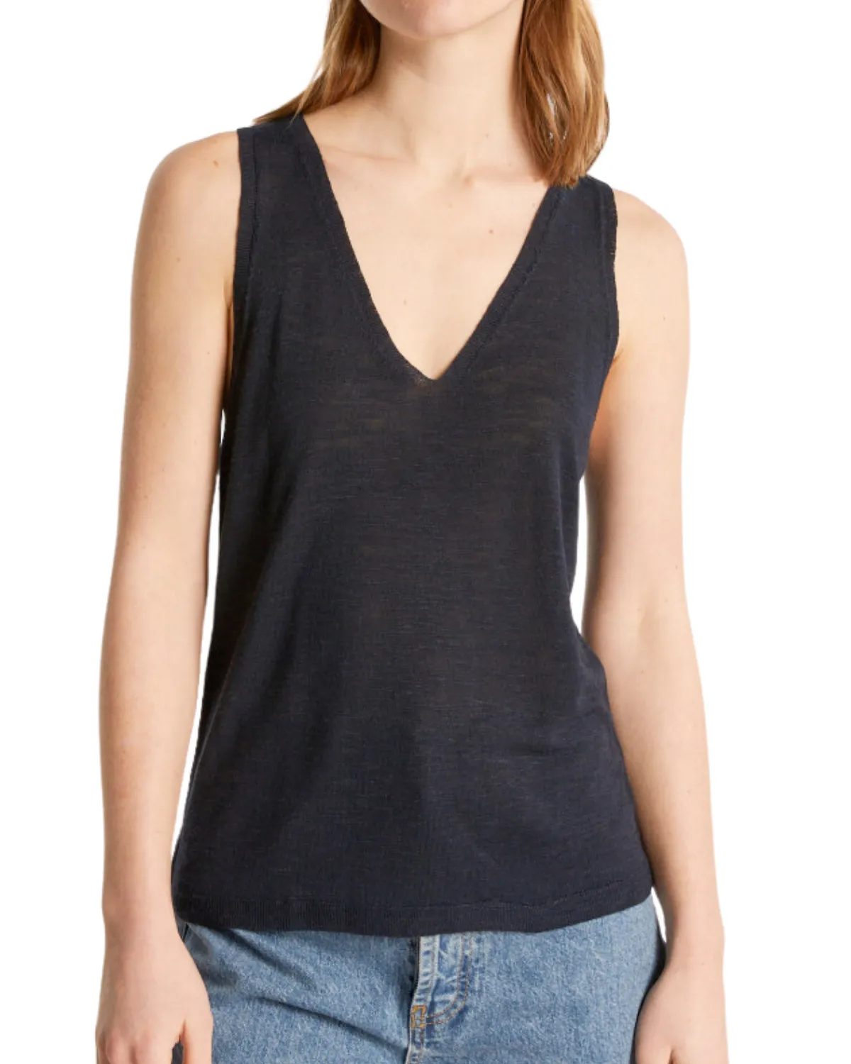 Lalita Knit Tank (Navy)