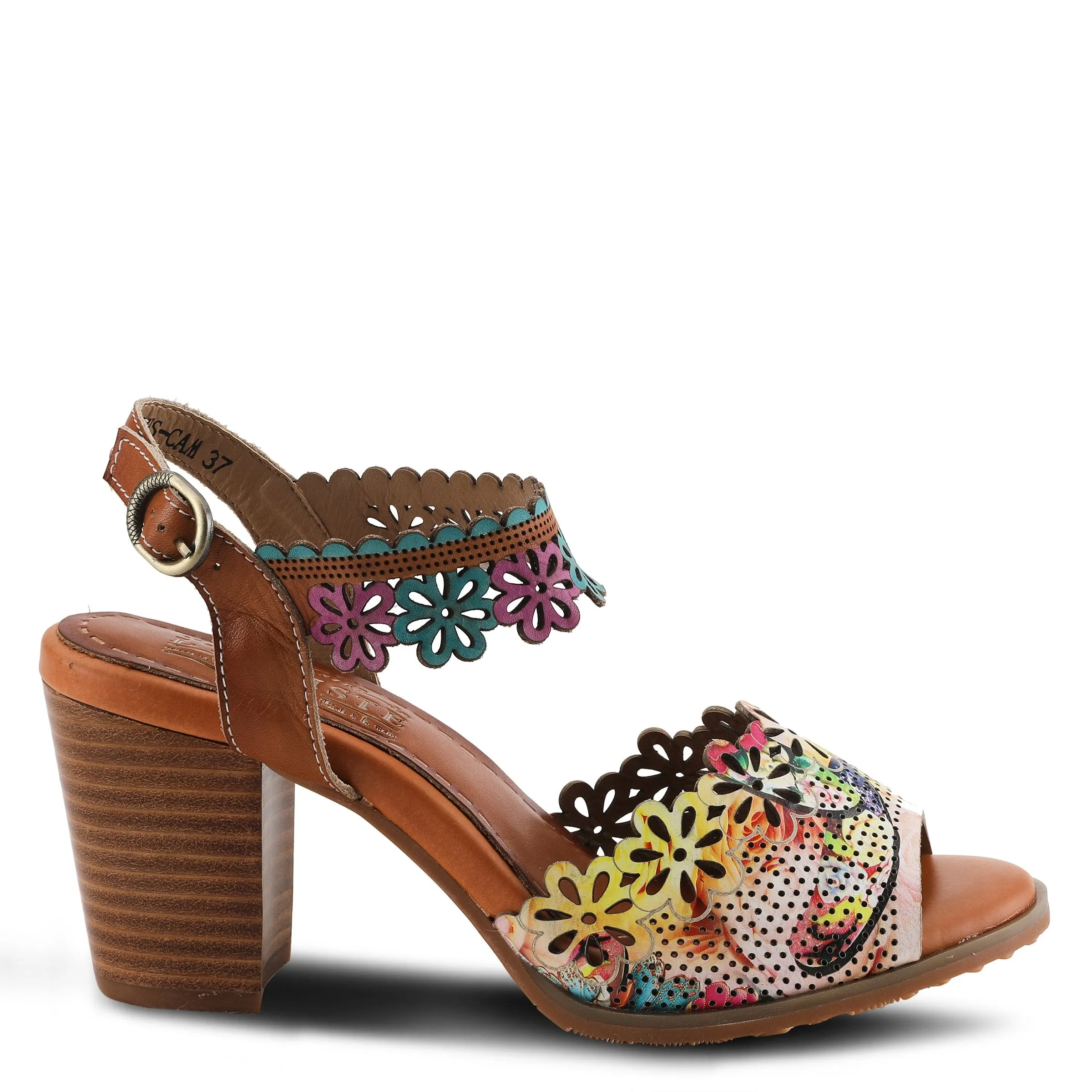 L'ARTISTE FLORADACIOUS ANKLE STRAP SANDAL