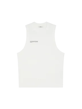 Men's Cotton Tank Top—off-white