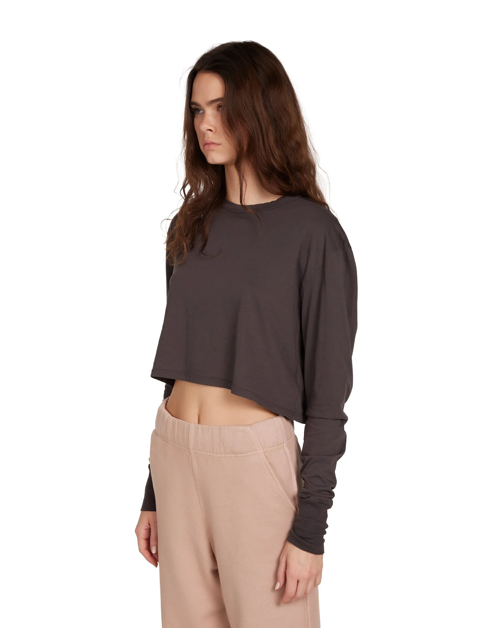 Mert Long Sleeve Crop Tee