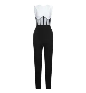 MESH JUMPSUIT