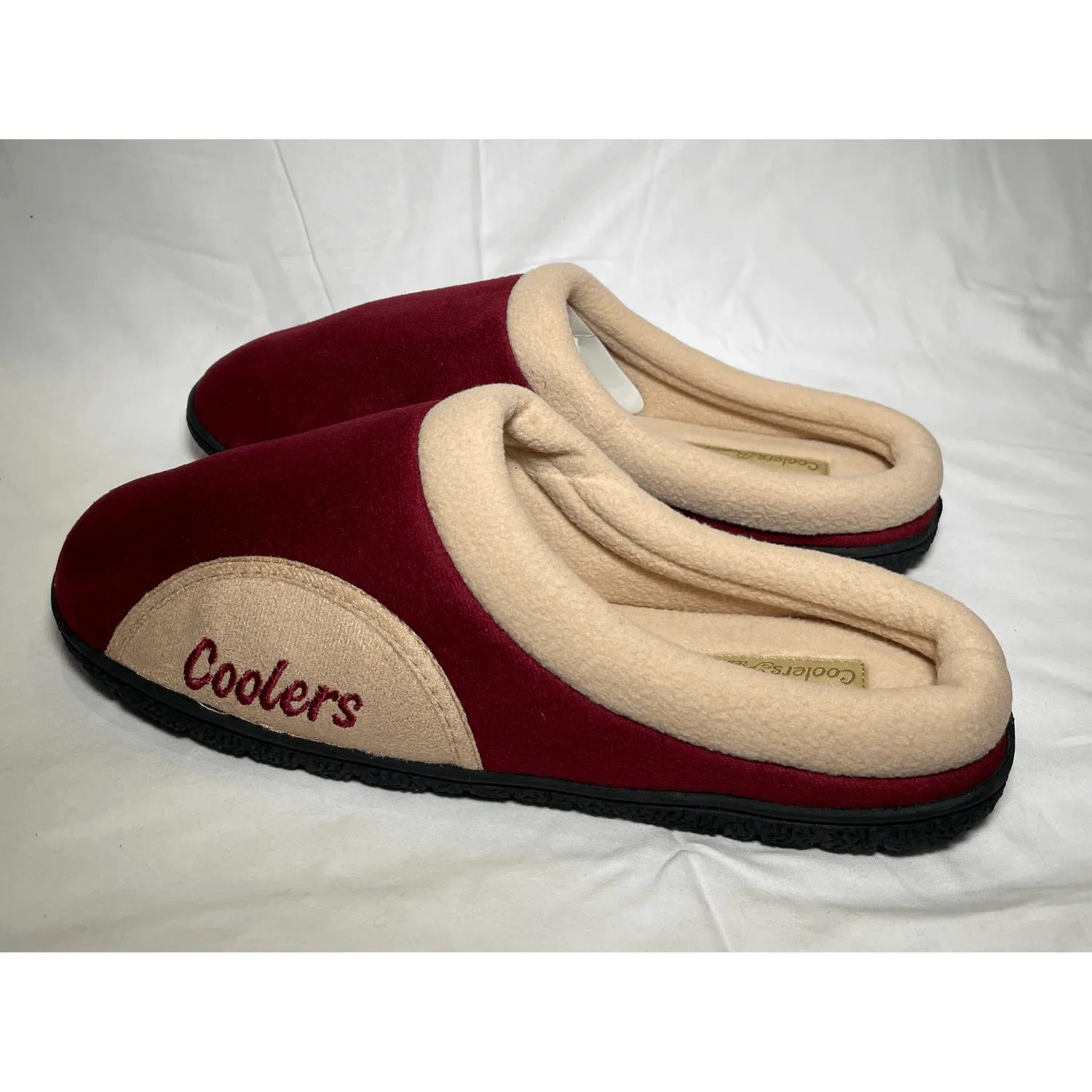 Microsuede Fleece Lined Mule Slippers