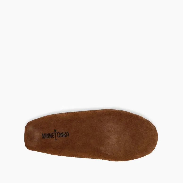 Minnetonka - DOUBLE BOTTOM FLEECE BROWN - 773