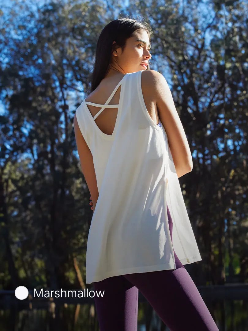 Modal Sustainable Drape Tank Top