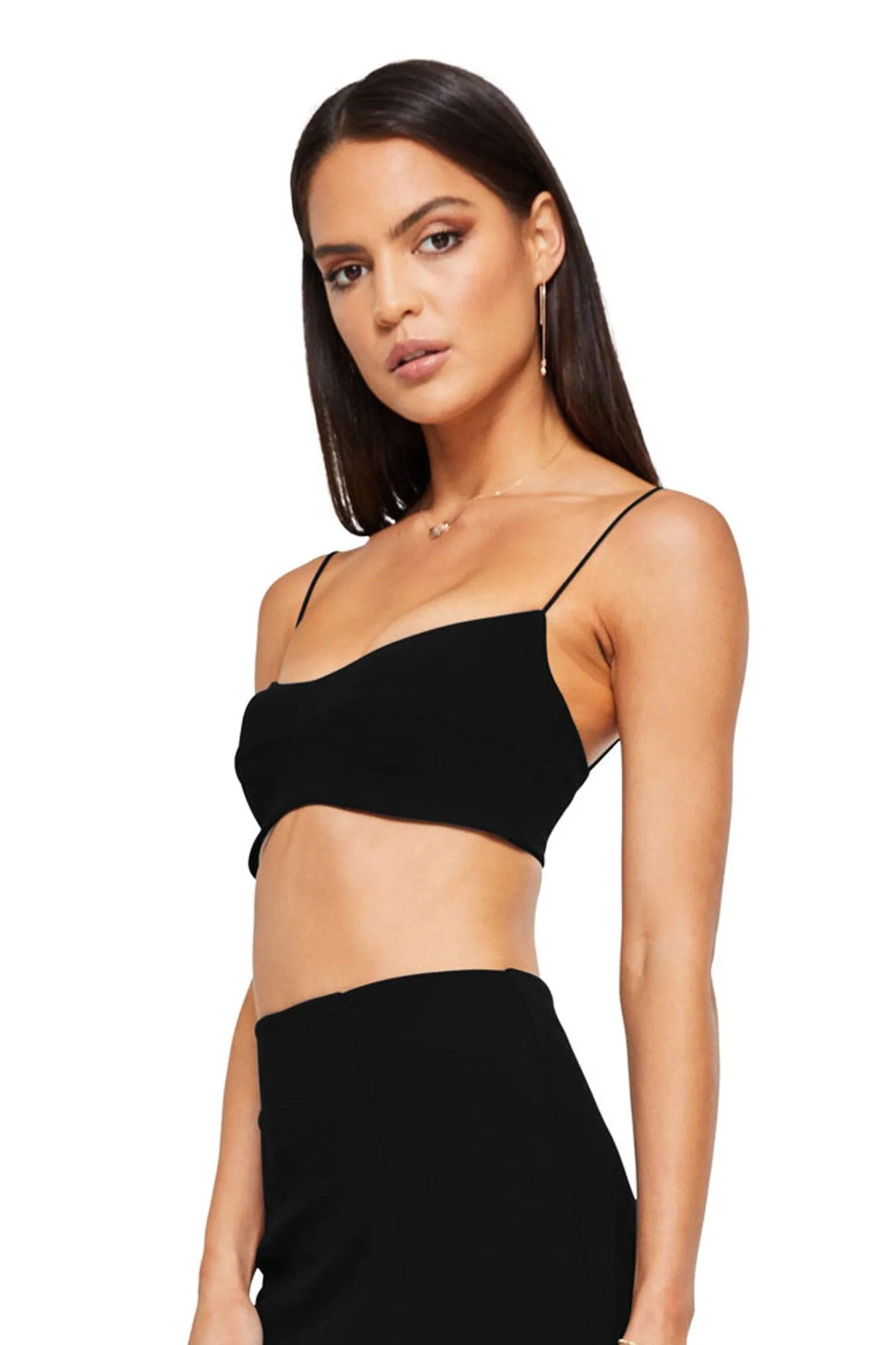 Nookie Maia Crop - Black