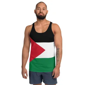 Palestine Tank Top For Men   Free Gift: Palestine Bracelet