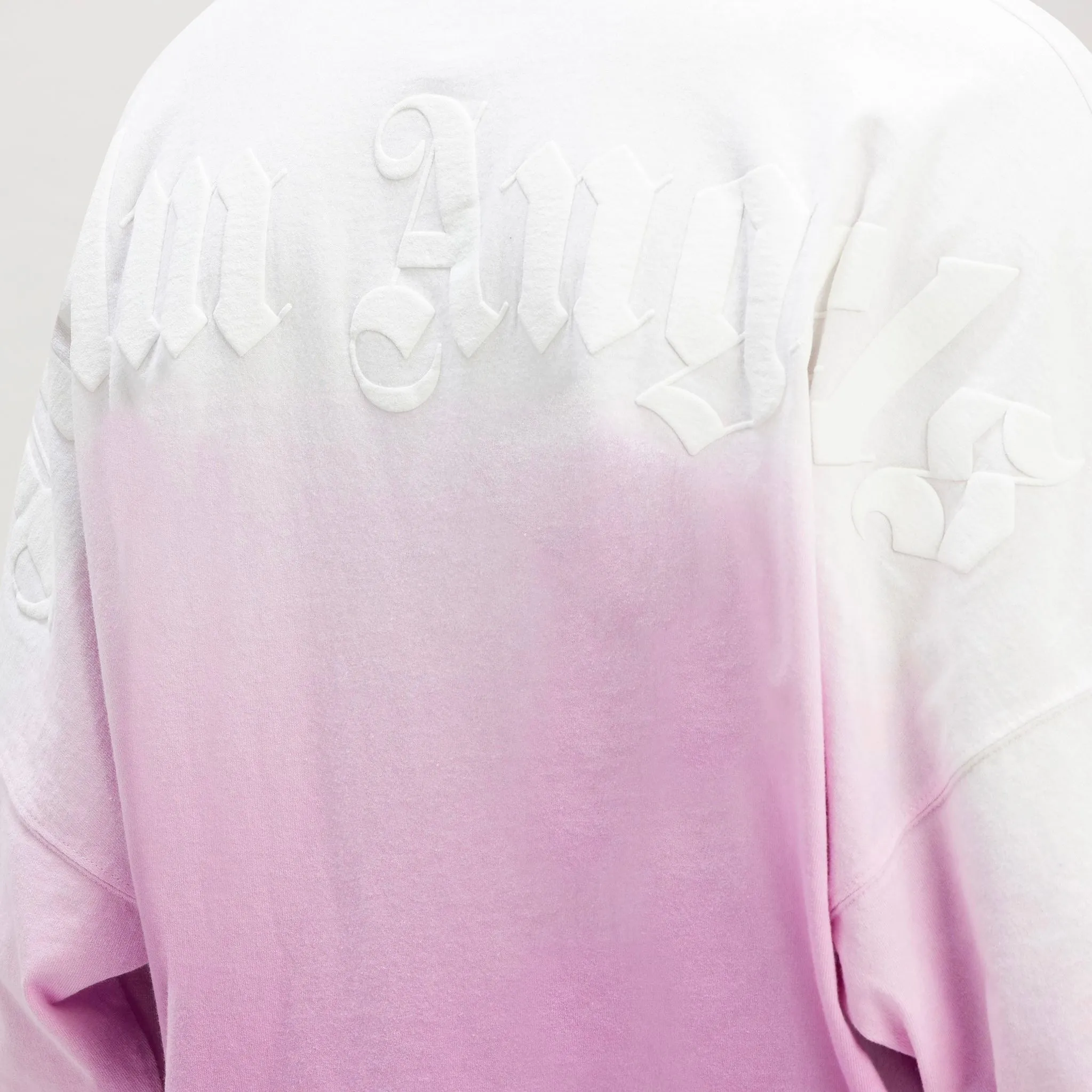 Palm Angels Gradient Classic Mock Neck Logo Tee