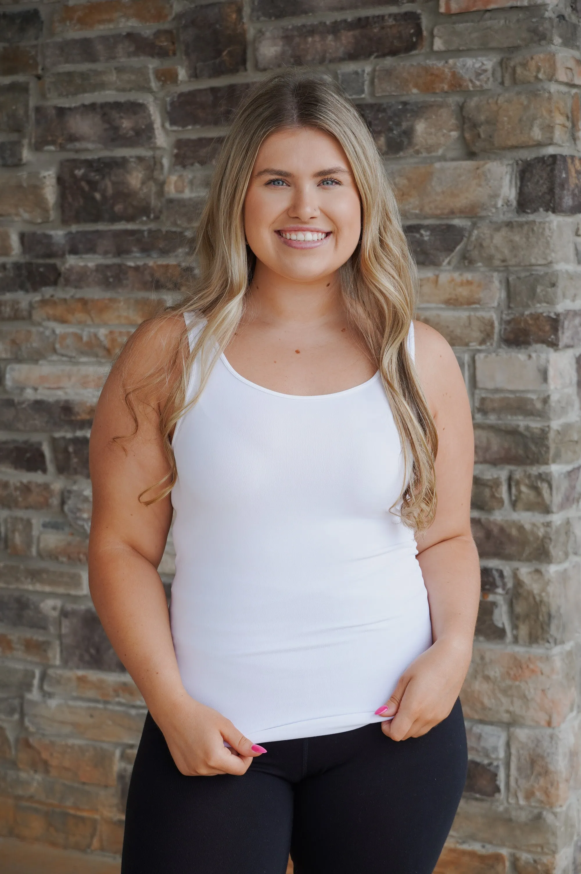 Penny Tank in Ivory  