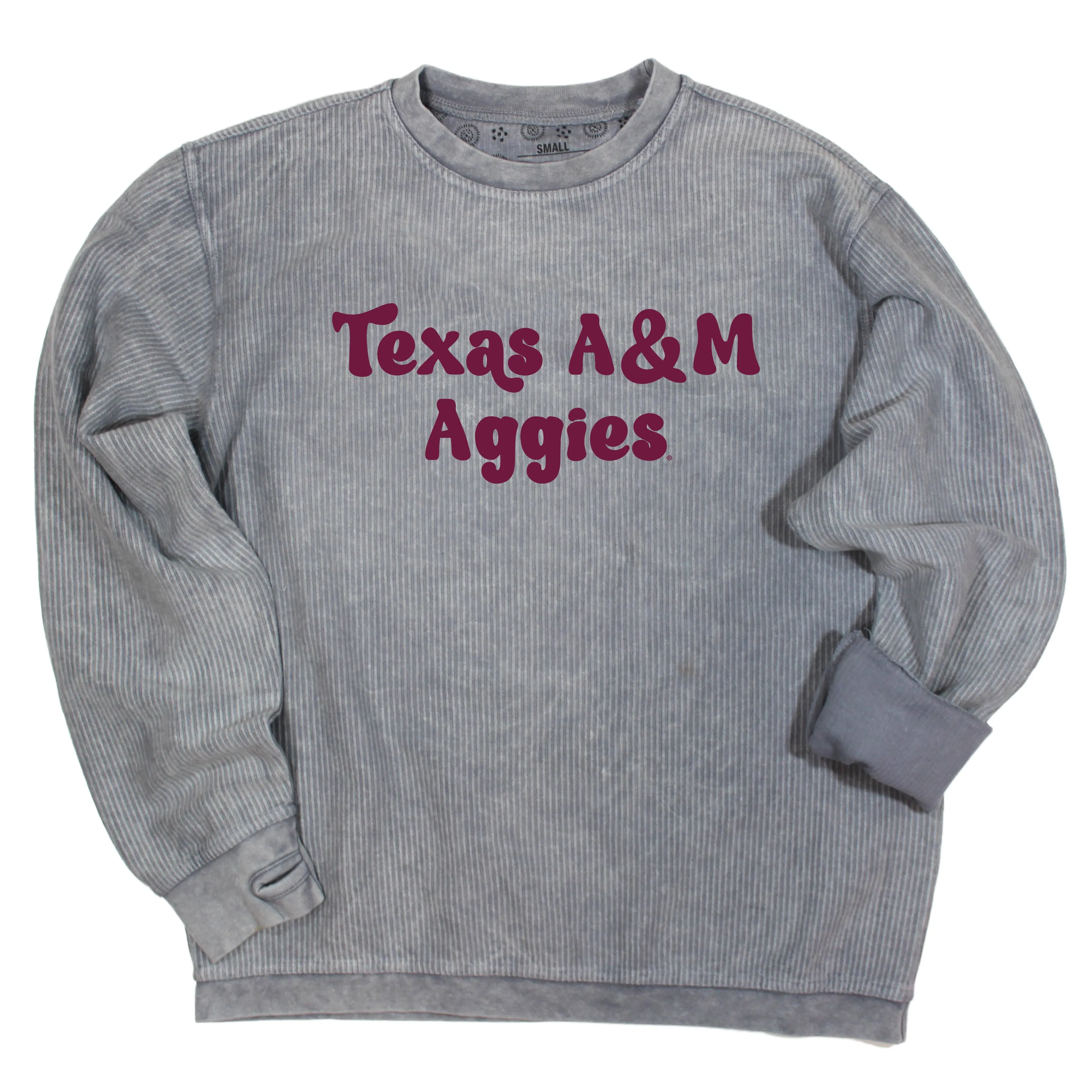 Pep Rally Crewneck Corded Fleece in Texas A&M University