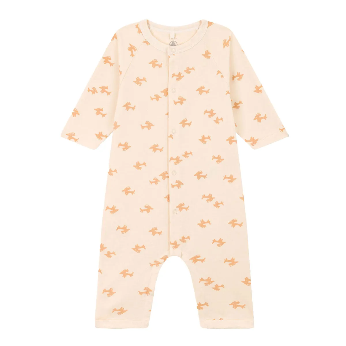 Petit Bateau Cotton Romper Jumpsuit - Dog Print