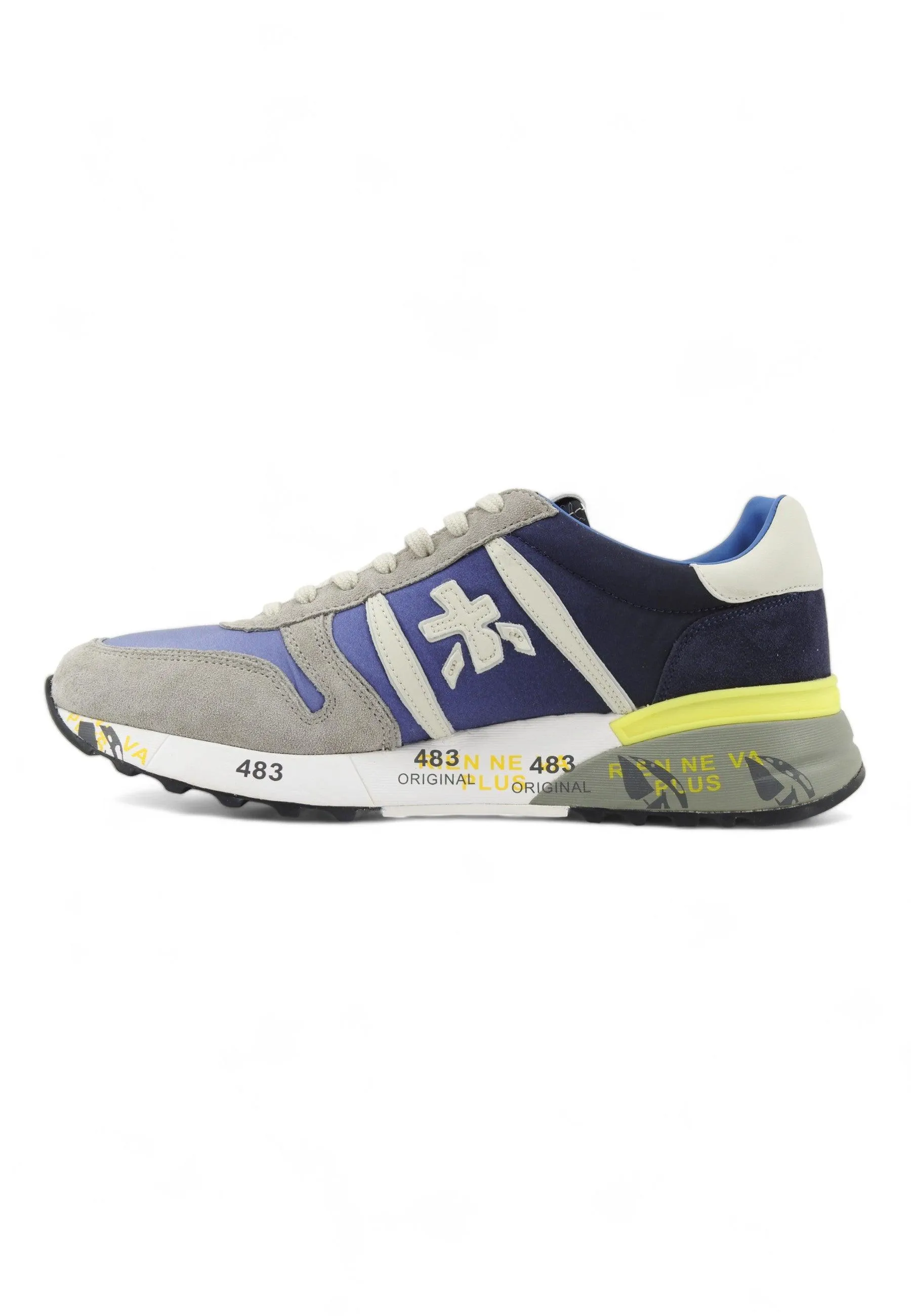 PREMIATA Sneaker Uomo Sneaker Uomo Grey Blue LANDER-4587