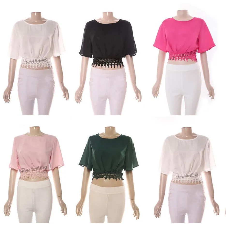 Short Sleeve Crop Top