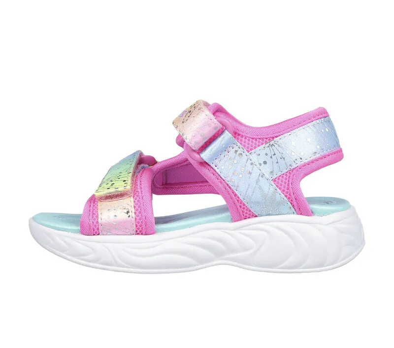 Skechers girls' sandal Unicorn Dreams Majestic Bliss 302682N/PKMT pink/multicolor