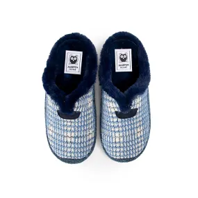 Slippers Cuadros Chanel Azul